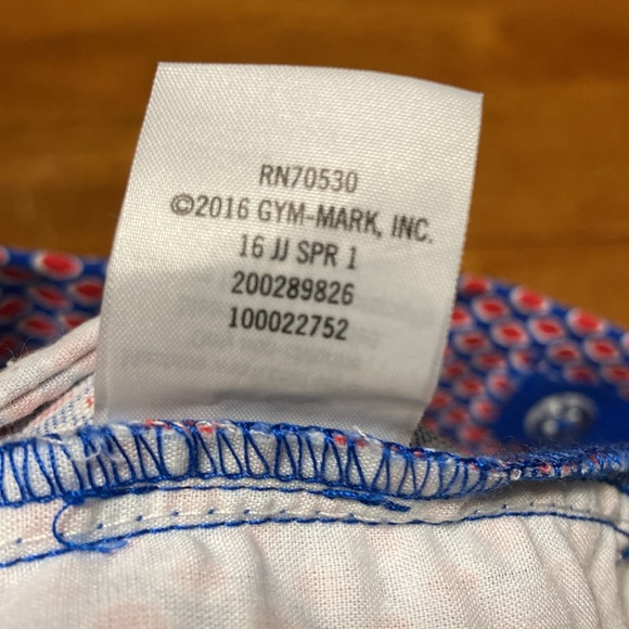 Janie and Jack Girls Size 5 Red White Blue Shorts 100% Cotton Adjustable Waist - Picture 9 of 9